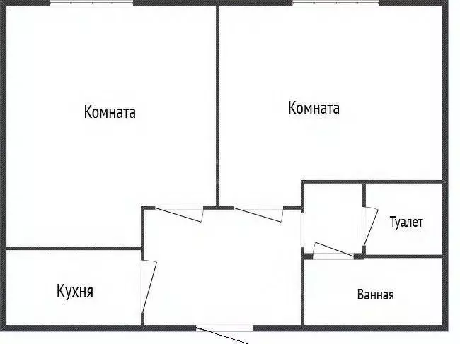 2-к кв. Приморский край, Владивосток ул. Героев Варяга, 4к2 (34.0 м) - Фото 1