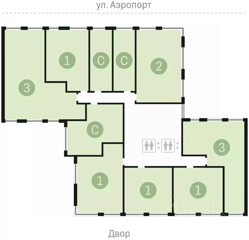 1-к кв. Новосибирская область, Новосибирск ул. Аэропорт, 88 (49.5 м) - Фото 1