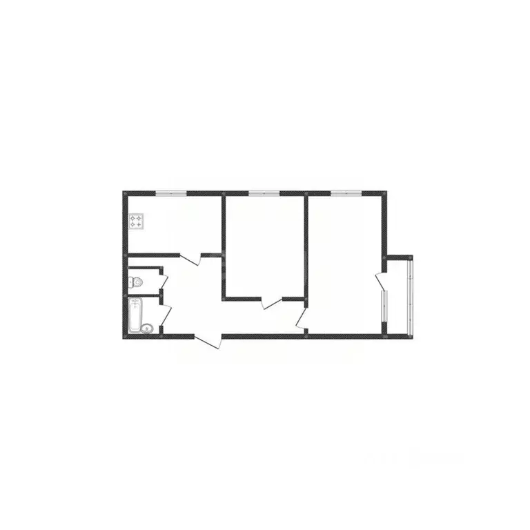 2-к кв. Смоленская область, Ярцево ул. Энтузиастов, 35 (54.0 м) - Фото 2