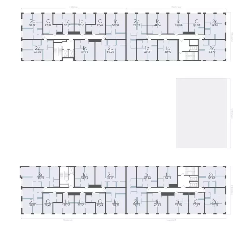 3-к кв. Тюменская область, Тюмень ул. Сергея Корепанова, 34 (76.21 м) - Фото 1