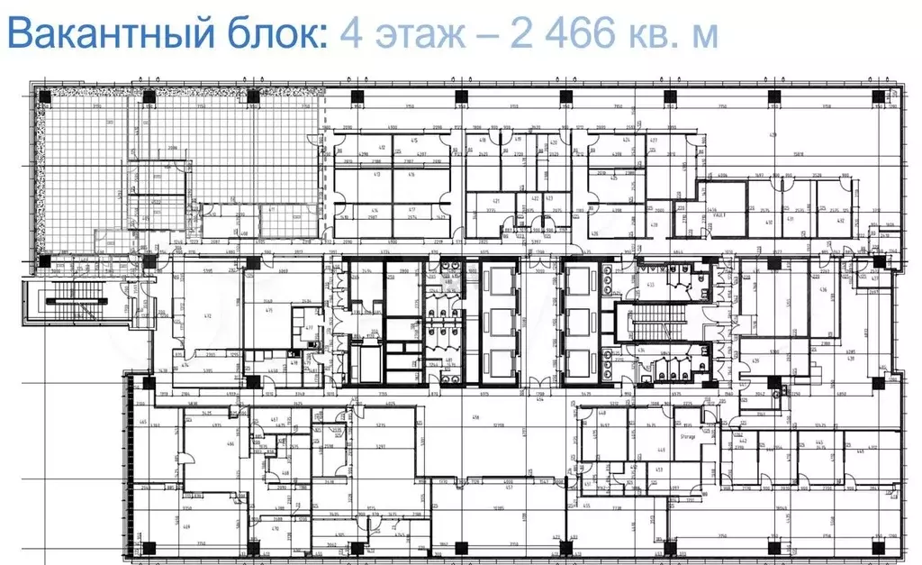 Аренда офиса 2466 м2 м. Маяковская в цао в - Фото 1