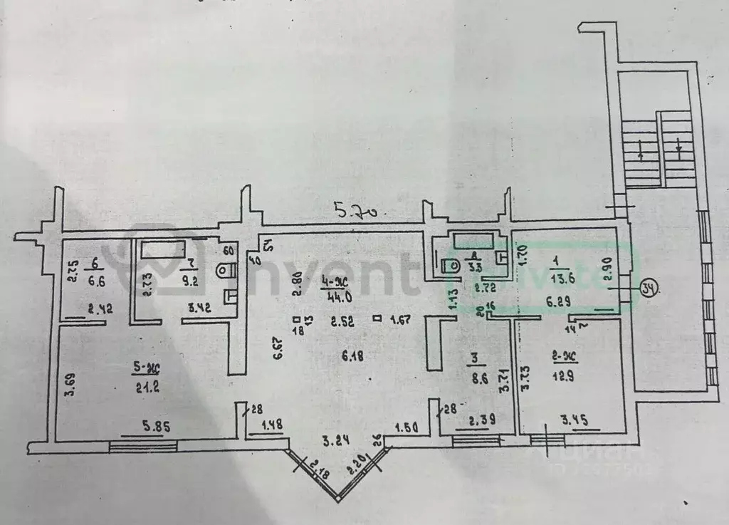 3-к кв. Калининградская область, Светлогорск Калининградский просп., ... - Фото 2