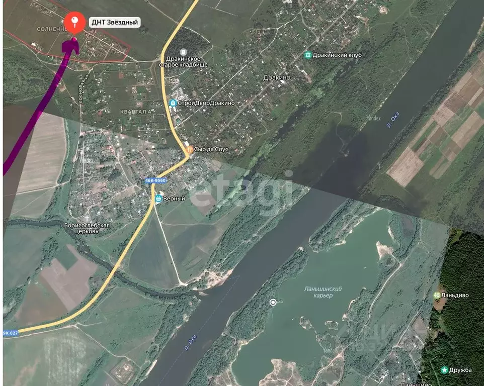 Участок в Московская область, Серпухов городской округ, д. Дракино, ... - Фото 2