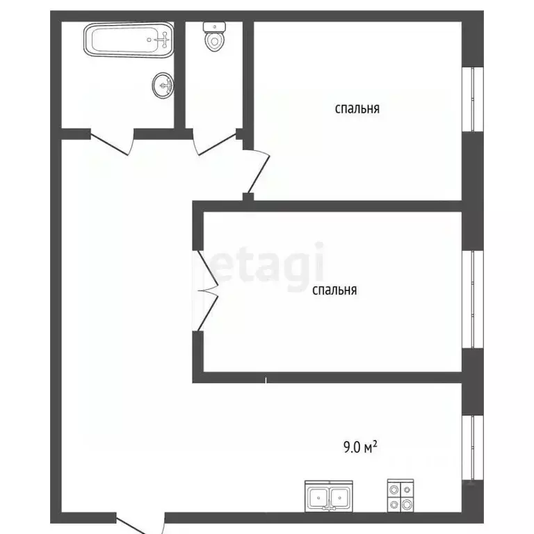 3-к кв. Ростовская область, Аксай ул. Коминтерна, 139/12 (63.8 м) - Фото 2