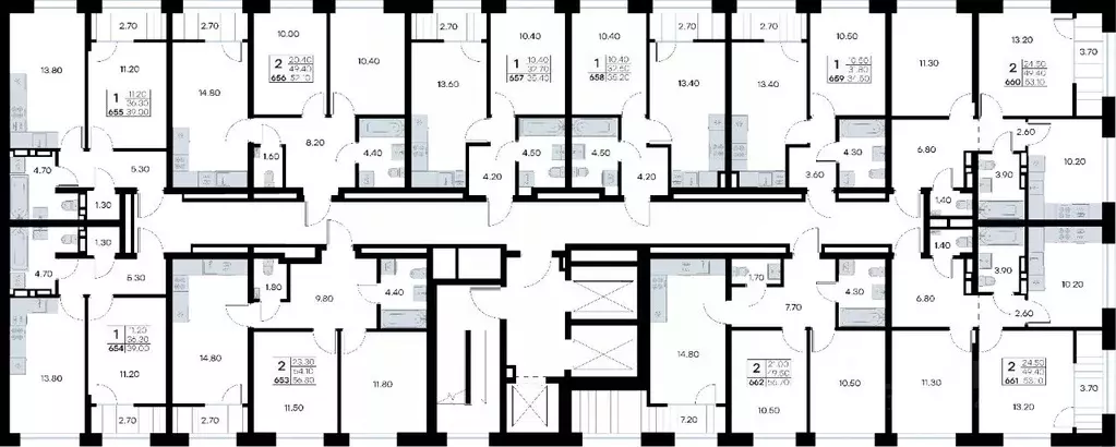 2-к кв. Приморский край, Владивосток ул. Нейбута, 135 (53.1 м) - Фото 2