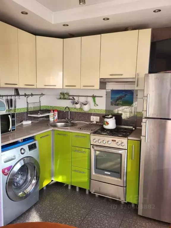 3-к кв. Омская область, Омск пос. Амурский, ул. Багратиона, 27А (58.0 ... - Фото 2