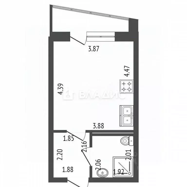 Студия Ленинградская область, Всеволожский район, Свердловское ... - Фото 2