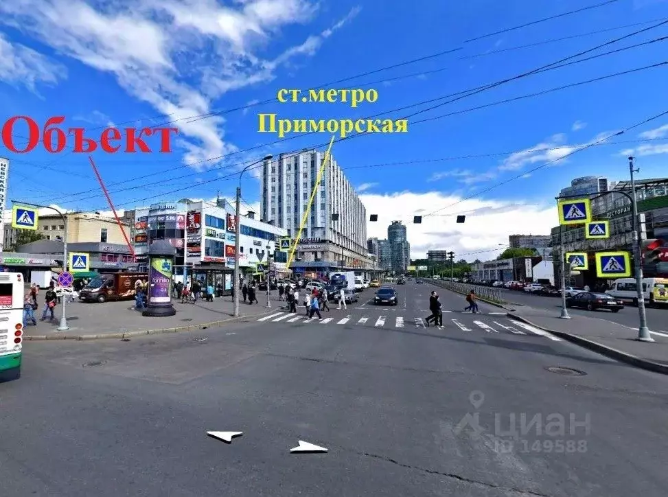 Торговая площадь в Санкт-Петербург ул. Одоевского, 31 (196.0 м) - Фото 1