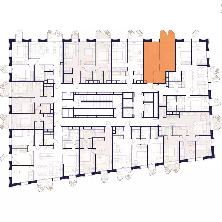1-комнатная квартира: Москва, СВАО, район Ростокино, ЖК Союз, к1 (44.7 ... - Фото 1