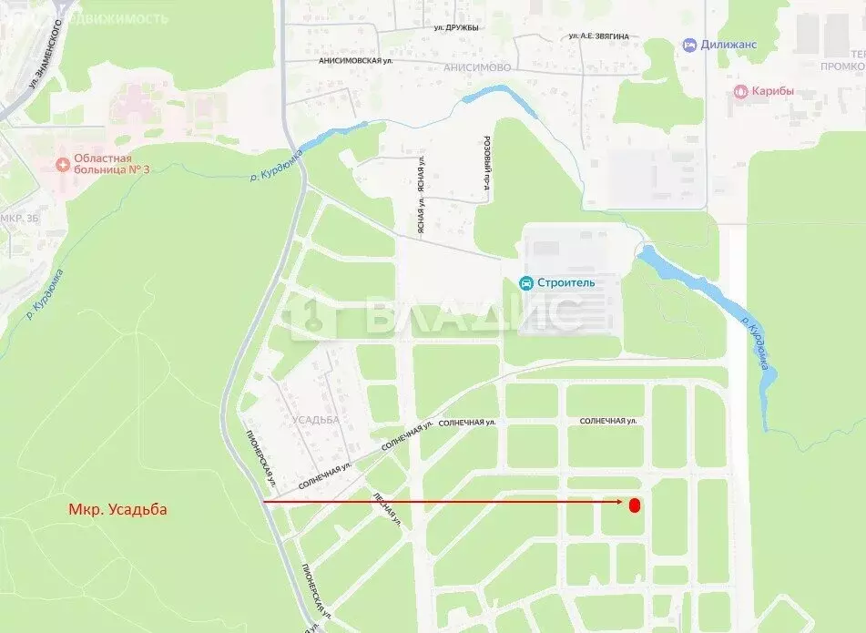 Участок в Тобольск, микрорайон Усадьба (9.9 м) - Фото 1