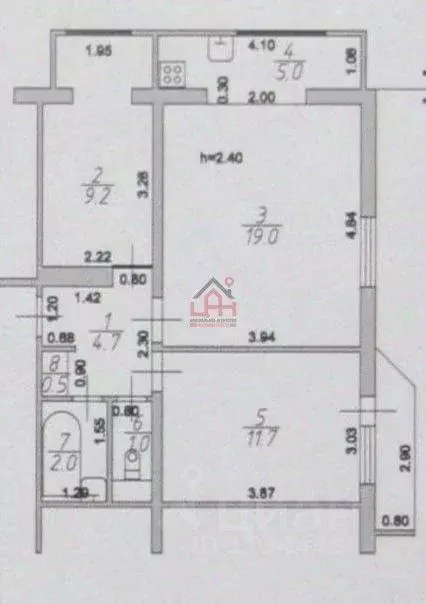 3-к кв. Ставропольский край, Ессентуки ул. 60 лет Октября, 2 (53.1 м) - Фото 1