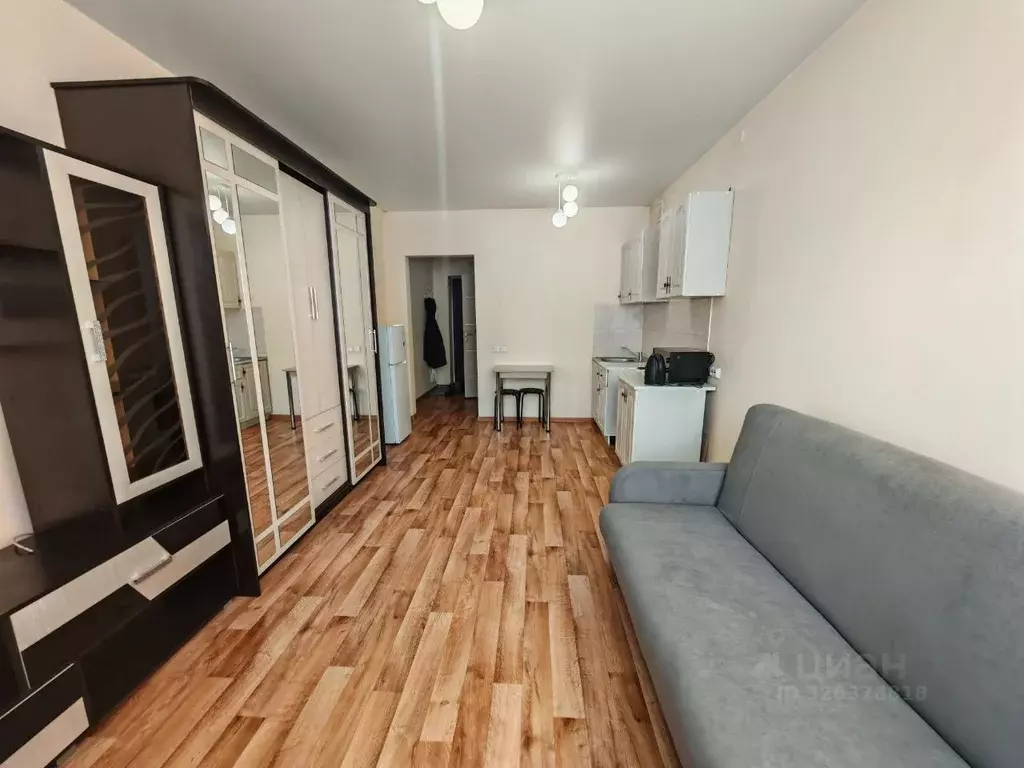 Студия Новосибирская область, Новосибирск Дивногорский мкр, ул. ... - Фото 2