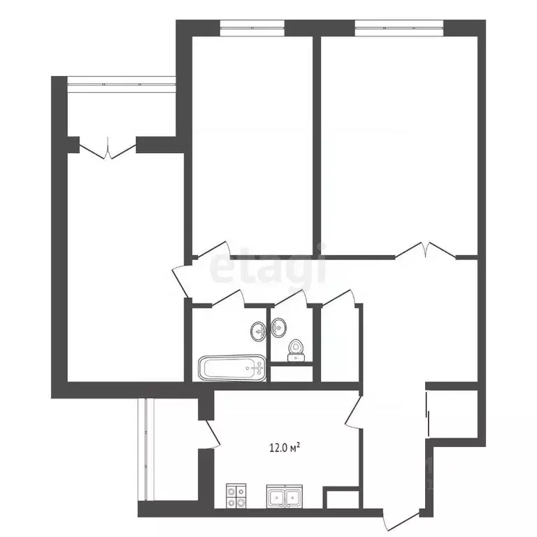 3-к кв. Ямало-Ненецкий АО, Новый Уренгой Оптимистов мкр, 3/2 (108.0 м) - Фото 2