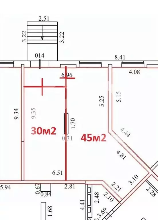 Торговая площадь в Московская область, Реутов Юбилейный просп., 47 (45 ... - Фото 2