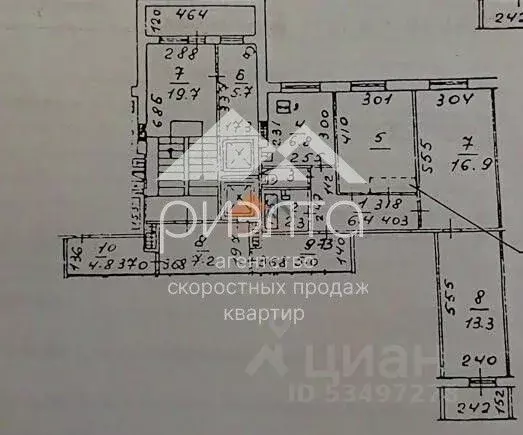 3-к кв. Новосибирская область, Новосибирск Гусинобродское ш., 31 (59.1 ... - Фото 1