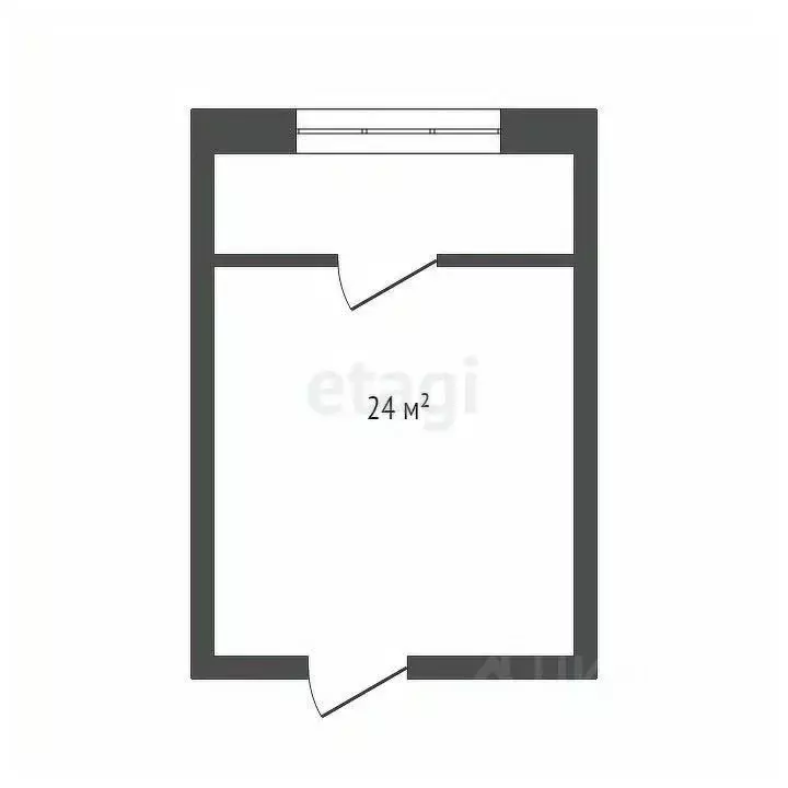 Комната Омская область, Омск ул. Серова, 20 (24.0 м) - Фото 1