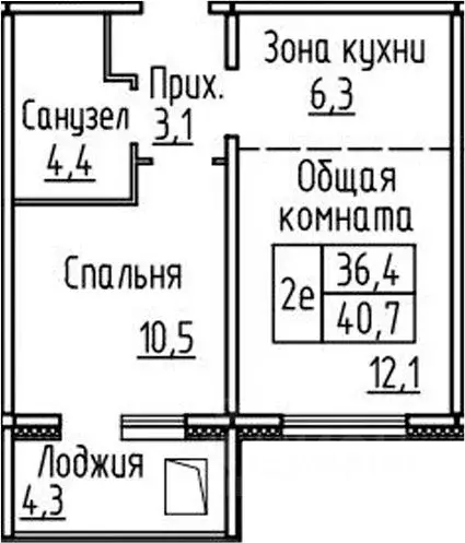 2-к кв. Новосибирская область, Новосибирский район, Мичуринский ... - Фото 0