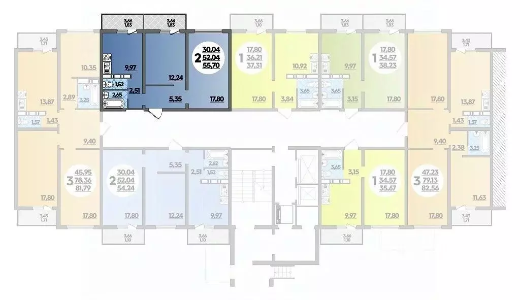 2-к кв. Ростовская область, Ростов-на-Дону ул. Дмитрия Петрова, 9 ... - Фото 1