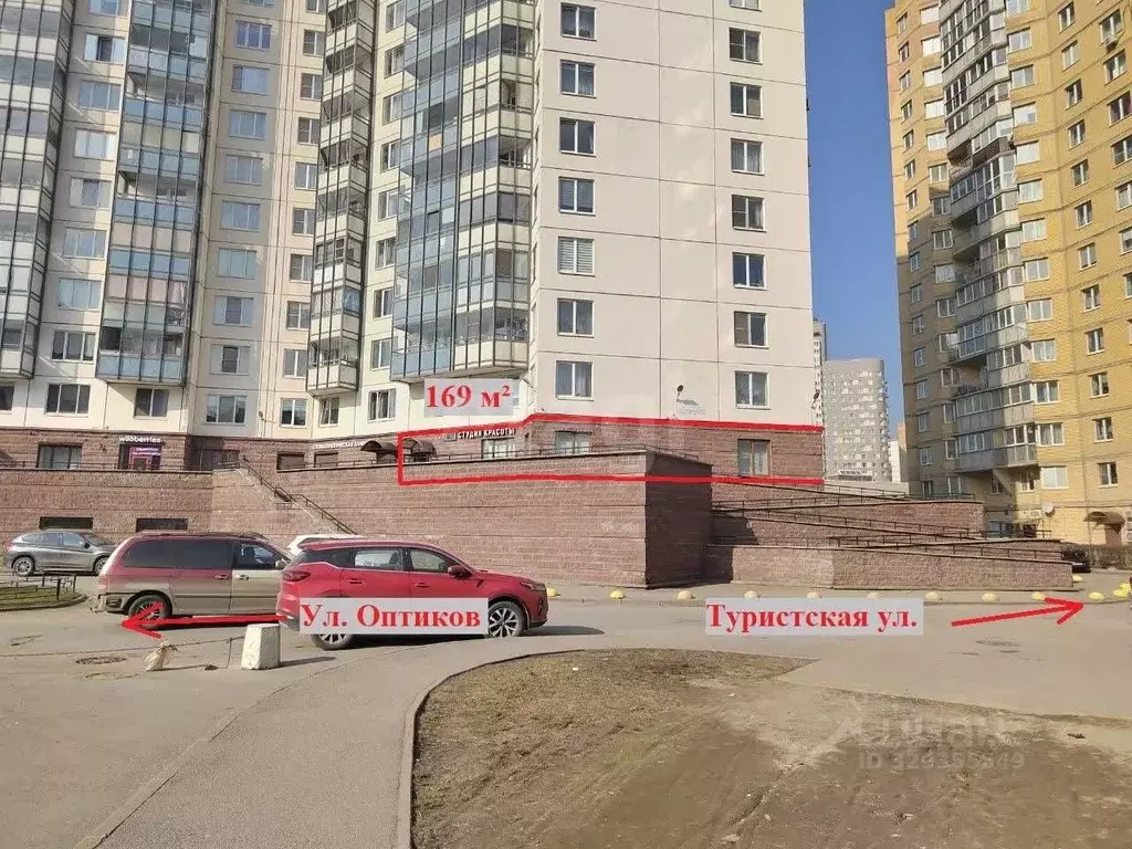 Помещение свободного назначения в Санкт-Петербург ул. Оптиков, 45к1 ... - Фото 1