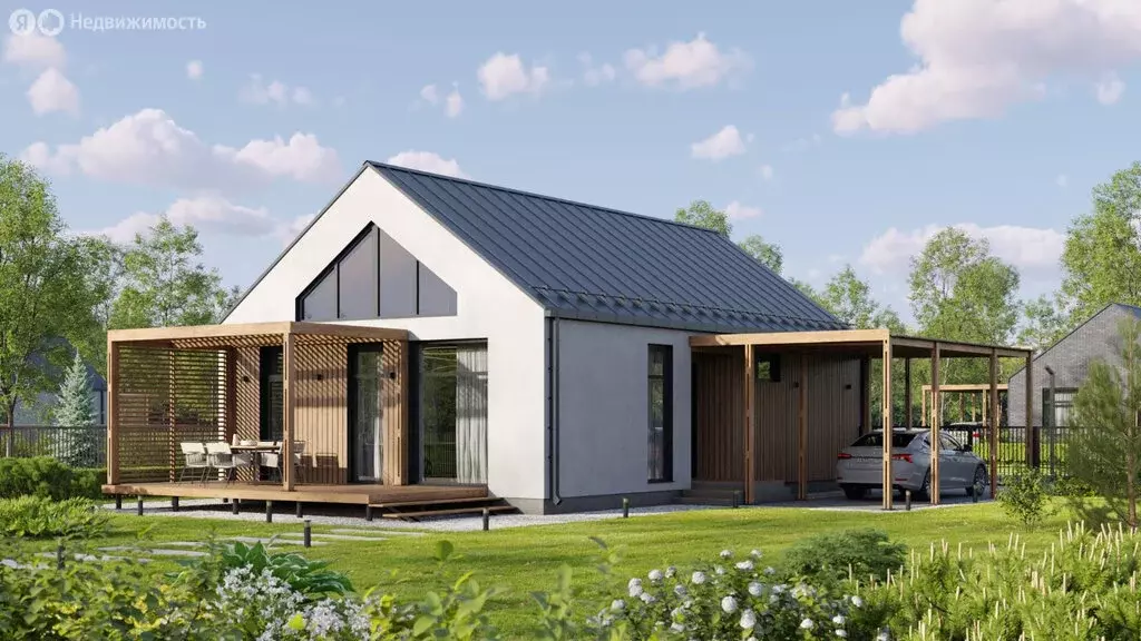 Дом в село Алферьевка, Набережная улица, 49 (100 м) - Фото 1