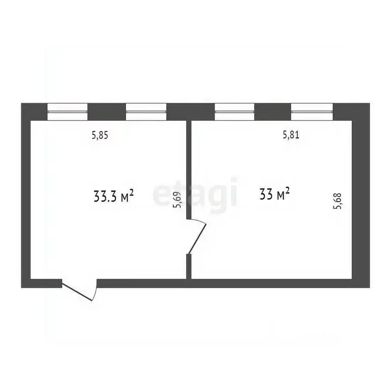 Офис в Красноярский край, Красноярск ул. Маерчака, 53г (66 м) - Фото 2