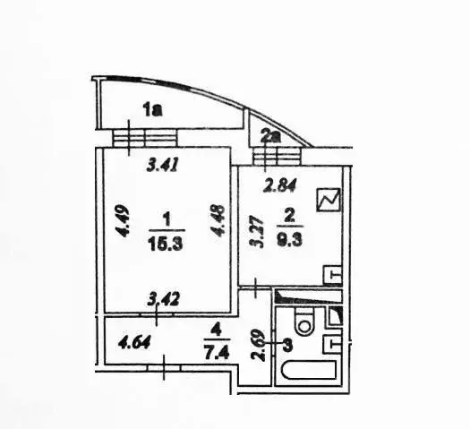 Продаётся 1-к квартира, 35.3 м - Фото 1