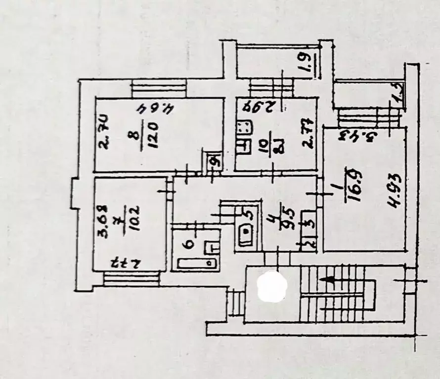 3-к кв. псковская область, псков ул. байкова, 7 (62.1 м) - Фото 1