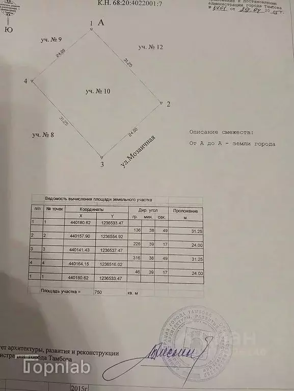 Участок в Тамбовская область, Тамбов ул. Имени Евгения Рябинского, 10 ... - Фото 1