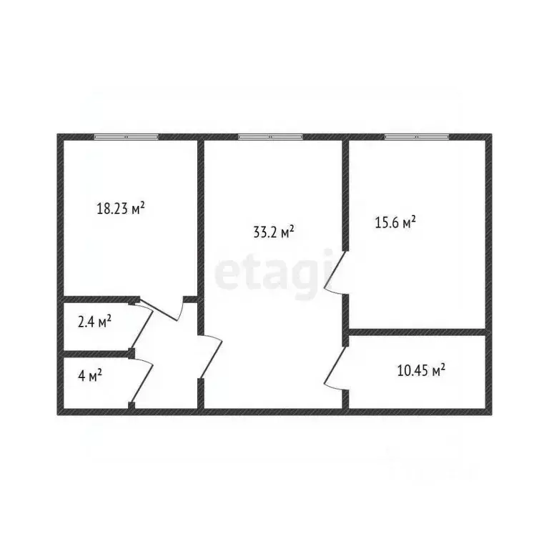2-к кв. Дагестан, Каспийск просп. Акулиничева, 1 (92.0 м) - Фото 1