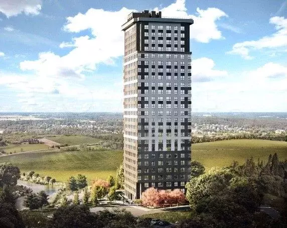 1-к. квартира, 44,8 м, 4/25 эт. - Фото 0