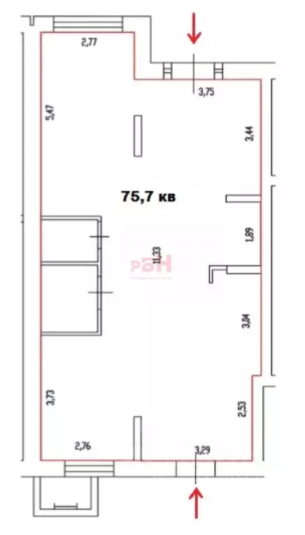 Торговая площадь в Тюменская область, Тюменский муниципальный округ, ... - Фото 2