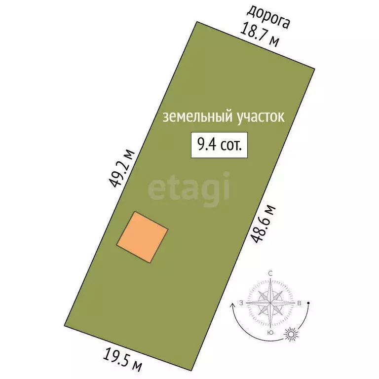 Дом в Якутск, улица Старый Покровский Тракт (60 м) - Фото 1