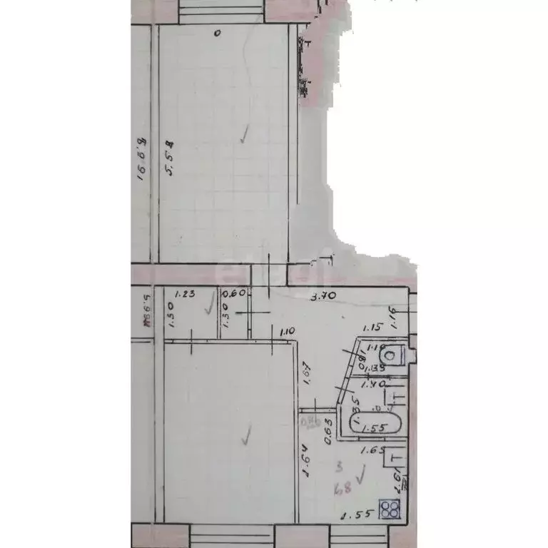 2-комнатная квартира: Казань, улица Академика Арбузова, 48 (47.2 м) - Фото 1