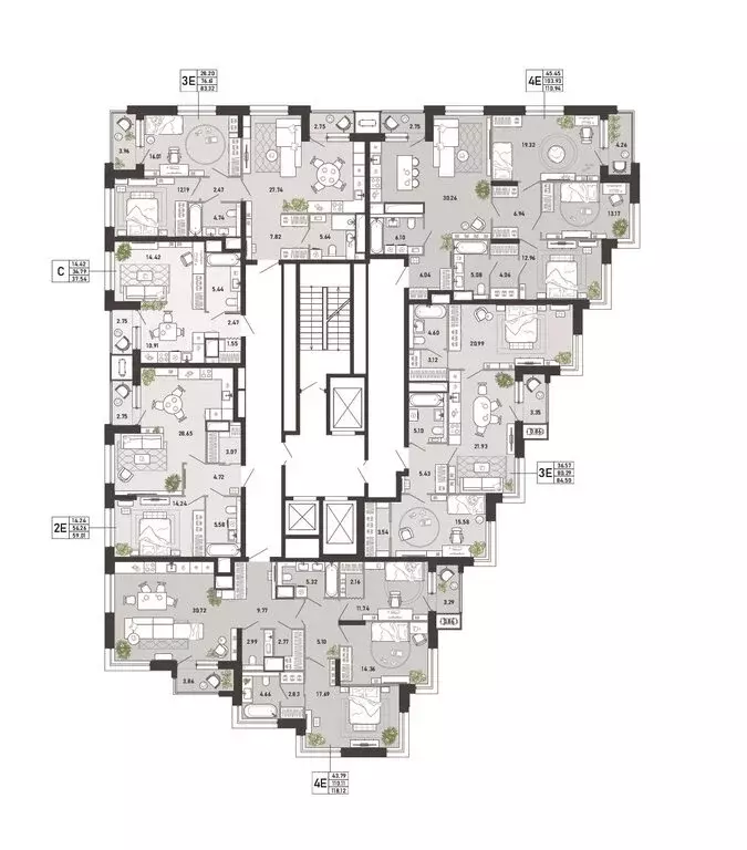 1-комнатная квартира: Тула, улица Фридриха Энгельса, 70А (67.87 м) - Фото 0