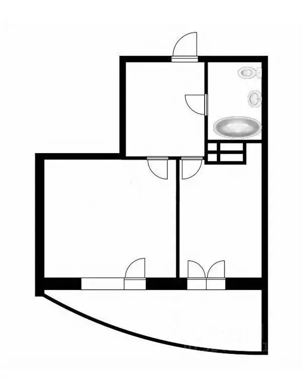 1-к кв. Новосибирская область, Новосибирск ул. Кузьмы Минина, 9/2 ... - Фото 1