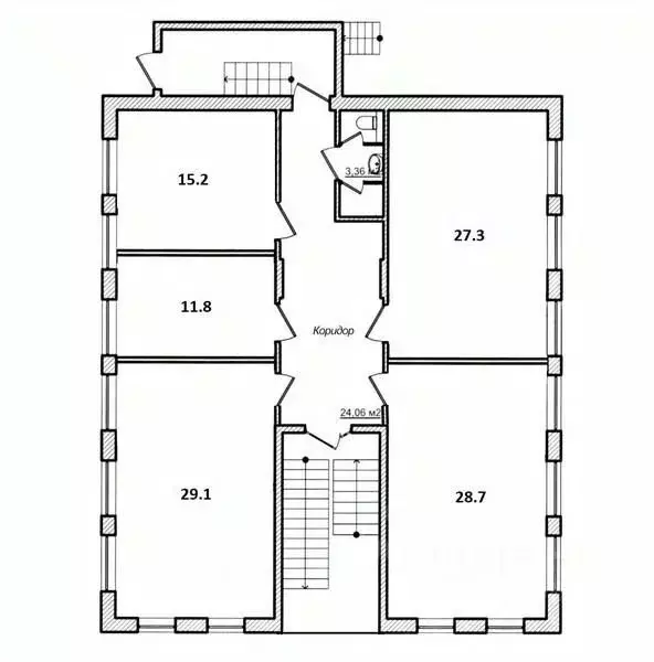 Офис в Нижегородская область, Нижний Новгород ул. Родионова, 102 (140 ... - Фото 0