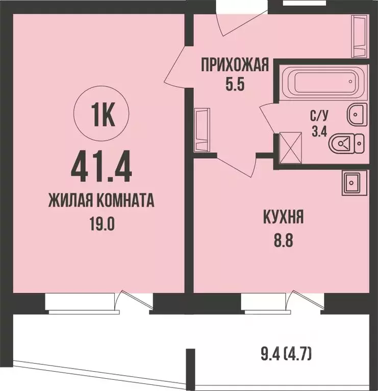 1-к кв. Новосибирская область, Новосибирск ул. Имени генерал-майора ... - Фото 0