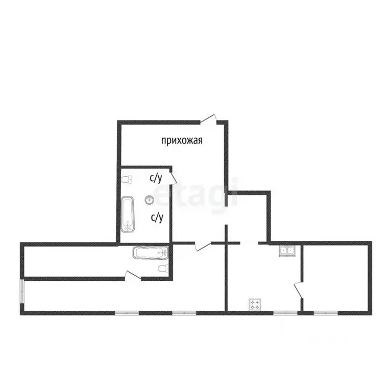 Комната Костромская область, Кострома ул. Островского, 16 (50.0 м) - Фото 2
