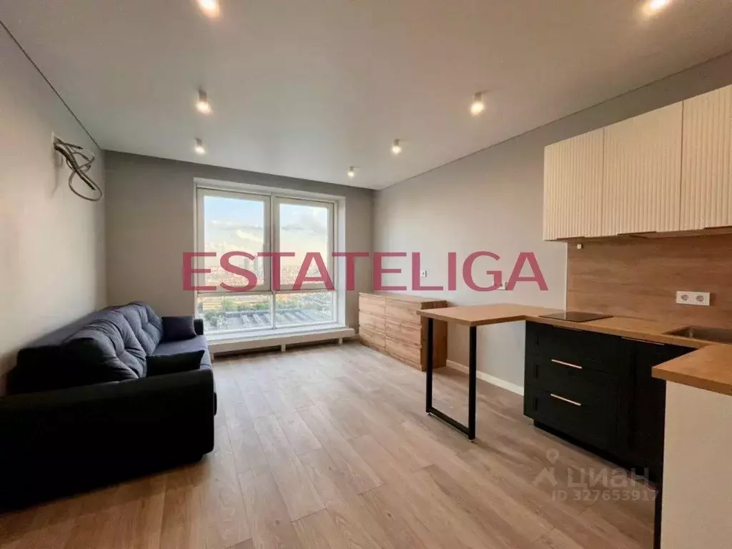 Студия Москва Новоостаповская ул., 20 (26.2 м) - Фото 2