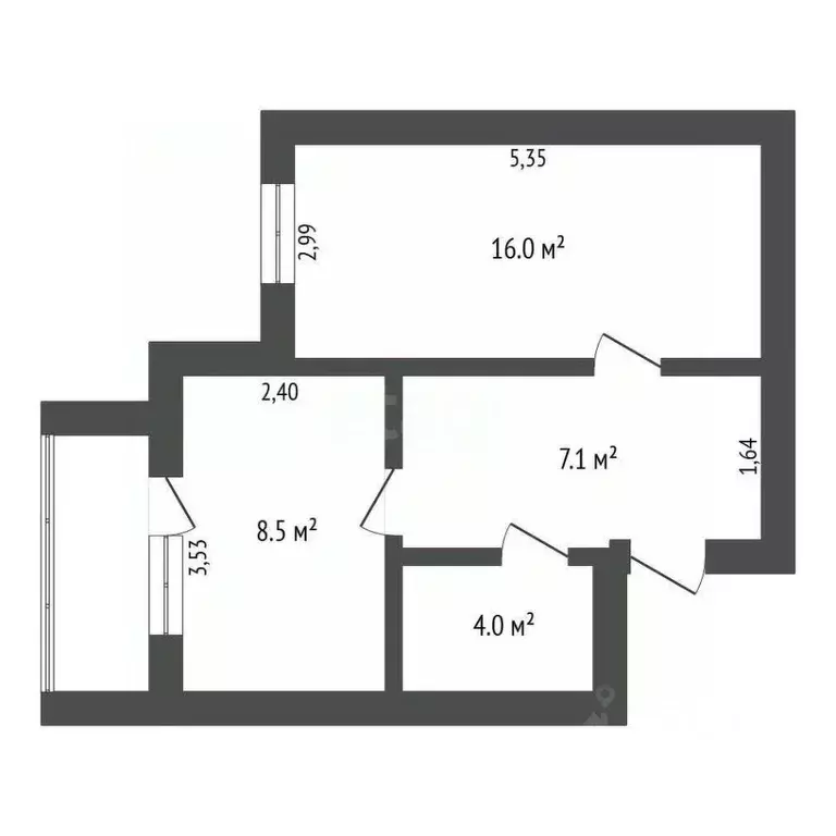 1-к кв. Амурская область, Благовещенск ул. Василенко, 3/2 (39.0 м) - Фото 1