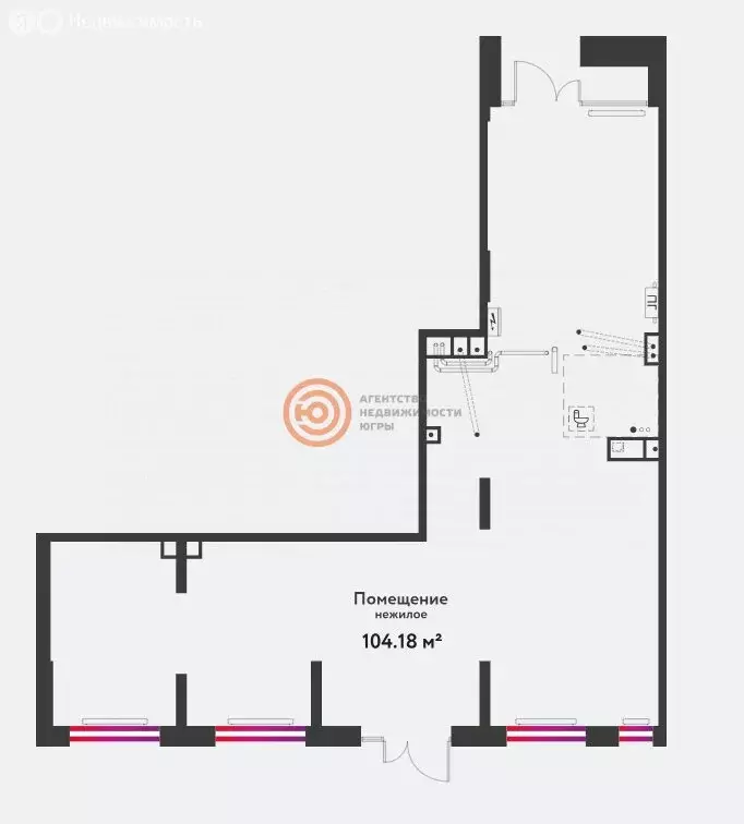 Помещение свободного назначения (104.18 м) - Фото 1