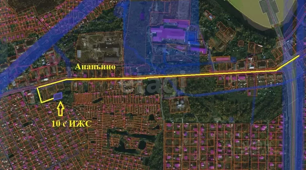Участок в Вологодская область, Вологда Ананьинская ул. (10.0 сот.) - Фото 1