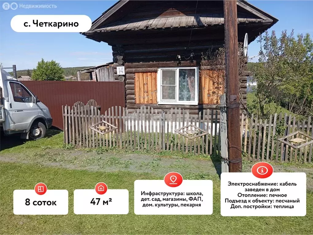 Дом в село Четкарино, Советская улица (47 м) - Фото 2