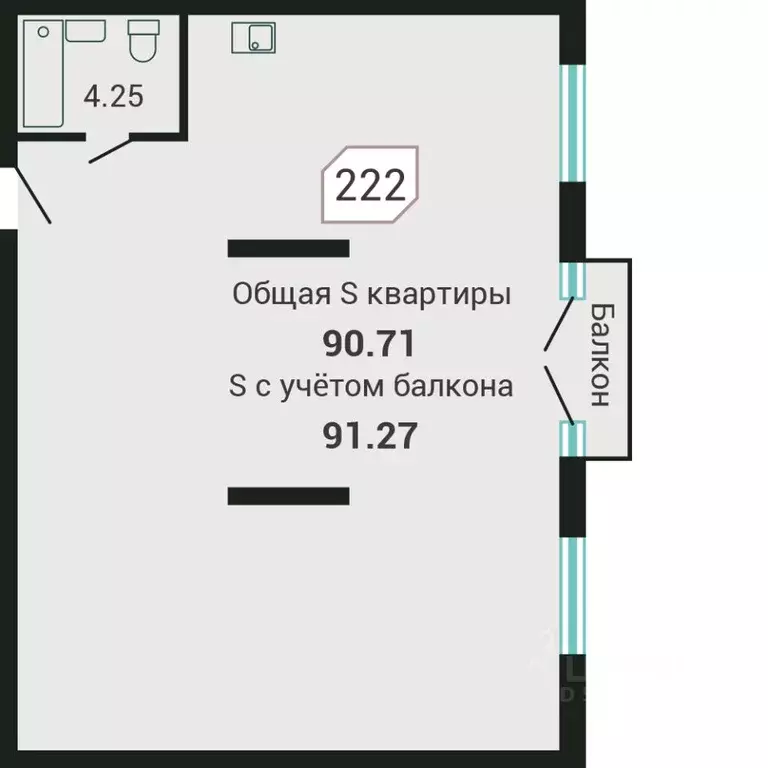 3-к кв. Приморский край, Владивосток Санаторная мкр, ул. Третья, 5В ... - Фото 0