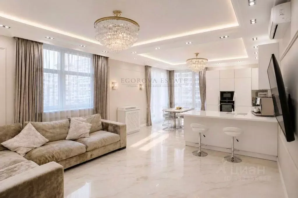 Квартира, 3 комнаты, 147.9 м - Фото 1