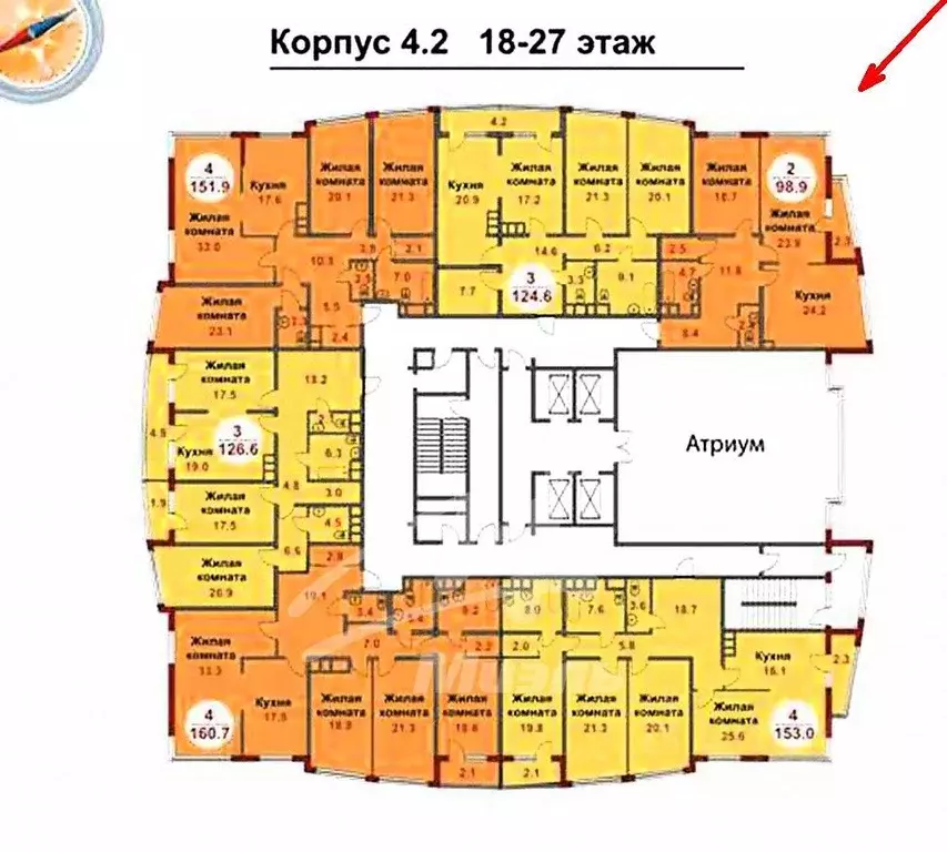 2-к кв. Москва ул. Маршала Катукова, 24к5 (97.5 м) - Фото 1