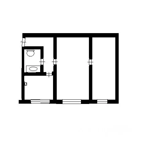 2-к кв. Тульская область, Тула ул. Седова, 33Б (47.0 м) - Фото 2