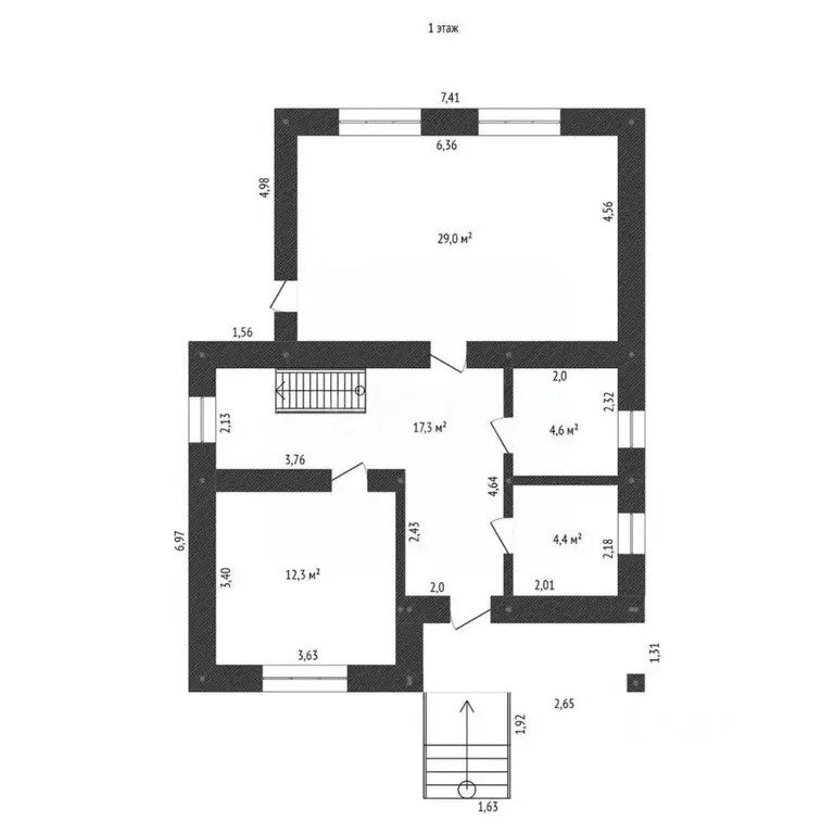 Дом в Башкортостан, Уфимский район, Михайловский сельсовет, д. ... - Фото 1