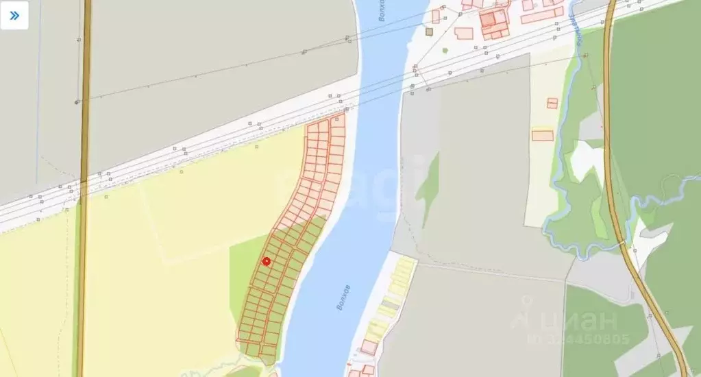 Участок в Ленинградская область, Волховский район, Староладожское ... - Фото 1