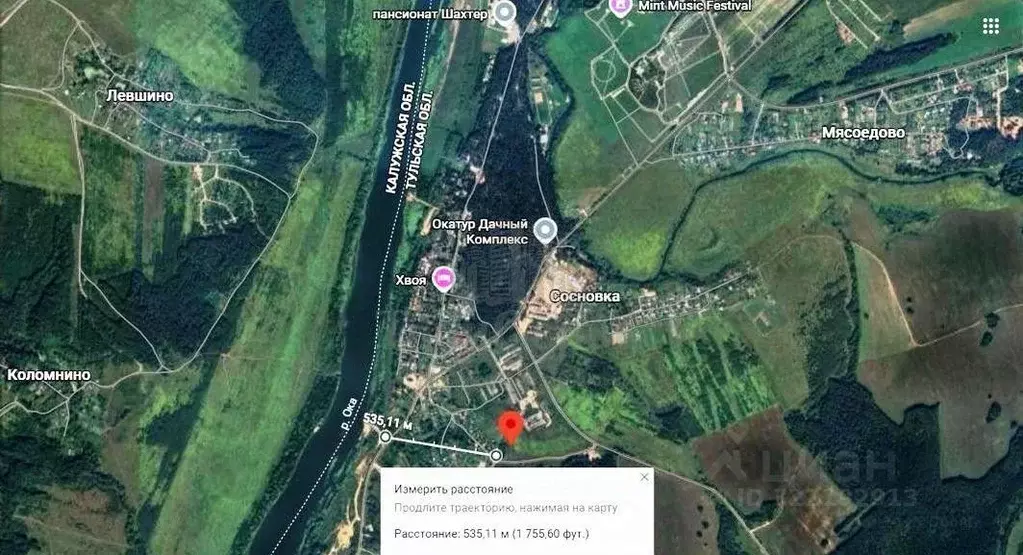 Участок в Тульская область, Алексин городской округ, с. Бунырево ул. ... - Фото 1